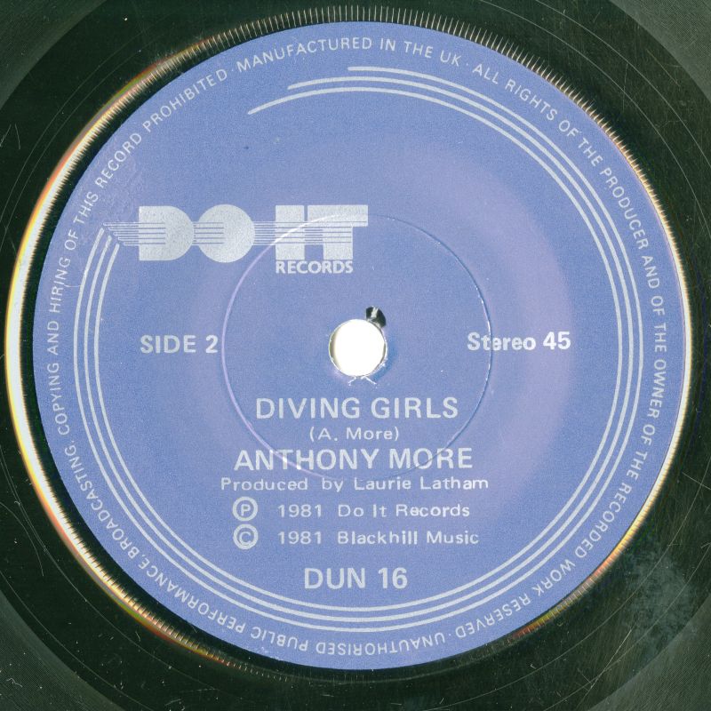 Anthony Moore『World Service / Diving Girls』（1981年、DO IT）04